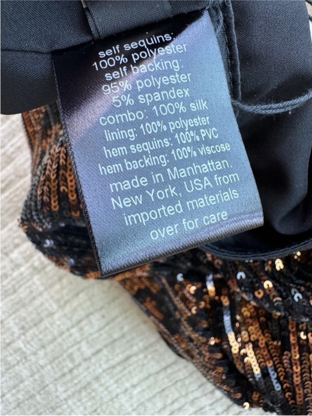 Like new! Rachel Comey Cater Skirt in Black, Bronze, and Silver Sequins Size 4! - Picture 3 of 3
